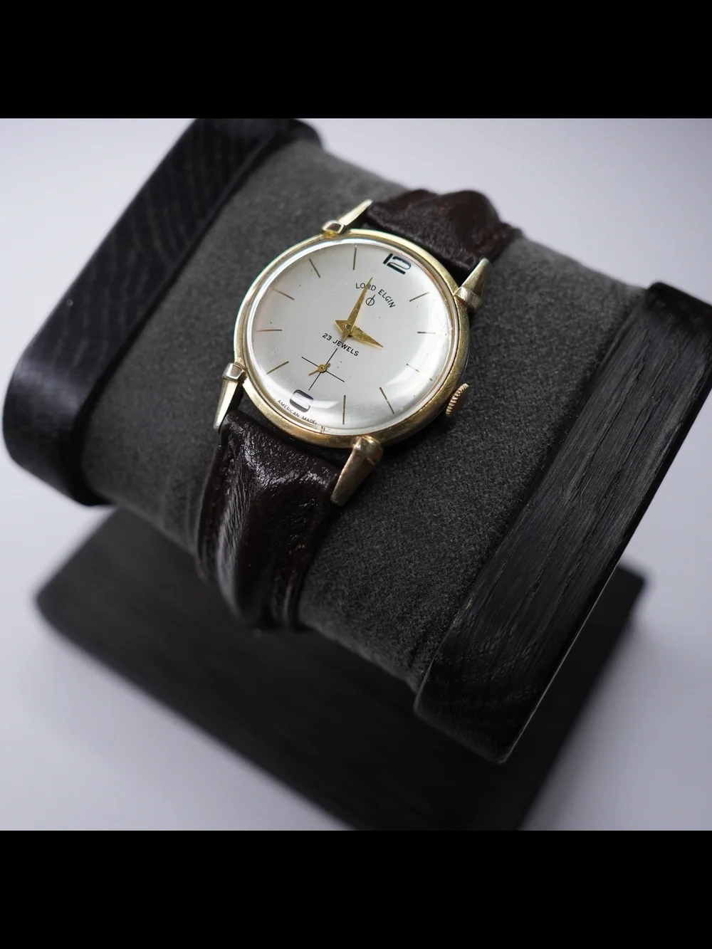 Vintage Lord Elgin 23 Jewels Manual Wind 10K RGP Men's Dress Watch 1950s